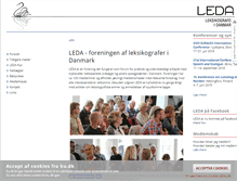 Tablet Screenshot of leksikografer.dk